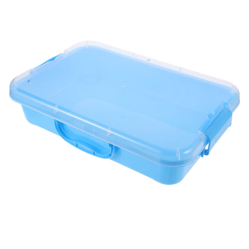 Indoor and Outdoor Plastic Sandbox with Lid for Easy Storage