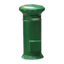 1/64 Miniature Scenes Dioramas Realistic Landscape Scenery Photo Prop Decorative Postbox Green