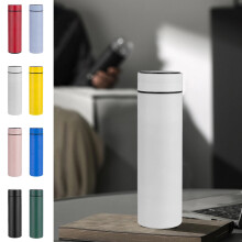 Tasse isotherme en acier inoxydable avec affichage intelligent de la température – Mug de voyage portable pour le bureau, les trajets et les