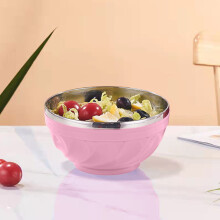 Bol isotherme double paroi en acier inoxydable pour fruits, légumes et en-cas - Idéal pour la cuisine et la salle à manger