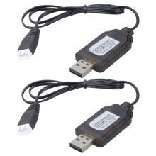 USB-laturikaapeli 7,4 V:n LiPo-akun latausjohto SM3P4P XH3P-liitin RC-autodroonille ja -quadcopterille