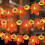 10FT Φωτιστικά LED για Halloween Ευχαριστιών με φύλλα σφενδάμου και κολοκύθες για 1