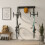 Wall Bike Rack with Rail - Holds Multiple Bicycles 1