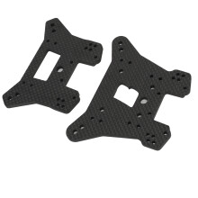 RC-Stoßstangenträger aus Carbonfaser für Sledge – Leichtgewichtige Vorder- und Hinterachse Aufrüstung