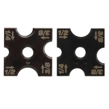 Ensemble de 2 matrices de découpe pour coupeur de barre filetée M18, compatible avec 1/4", 3/8" et 1/2" outils