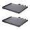 2Pcs ABS Clamp-on Microphone Stand Tray Black Sound Holder 3