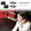 2Pcs ABS Clamp-on Microphone Stand Tray Black Sound Holder 9