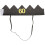 1Pc Handmade Black Decorative Crown Hat for Birthday Celebration 6