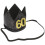 1Pc Handmade Black Decorative Crown Hat for Birthday Celebration 9