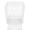 Parrot Cage White Iron 1 Set 15.0x11.8x9.1in 6