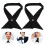 2Pcs Adjustable Black Cross Bowtie Durable School Uniform Neck Tie 3