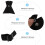 2Pcs Adjustable Black Cross Bowtie Durable School Uniform Neck Tie 7