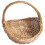 Light Brown Wicker Picnic Basket with Handle Durable Storage 7