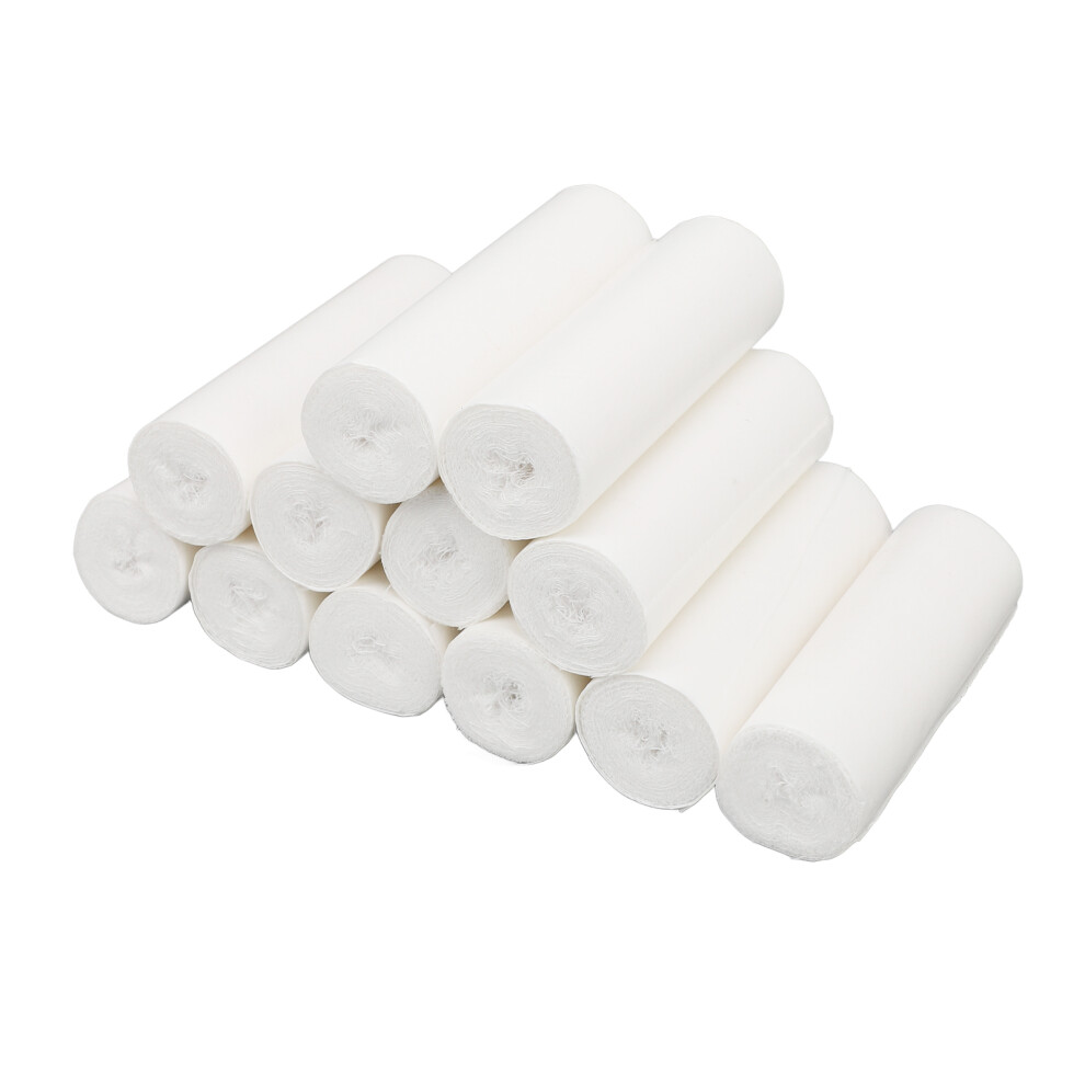 12PCS Cotton Gauze Bandage Roll 5cm x 4.5m, Soft Flexible Emergency First Aid