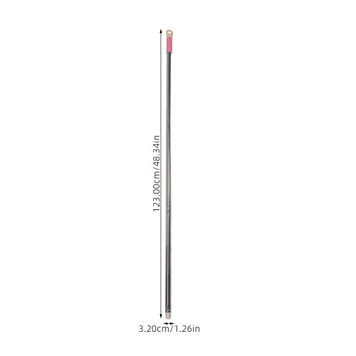 Stainless Steel Broom Handle Accessories Mop Accessory Rod Part Pole 1