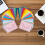 50Pcs Assorted Color Solid Cardboard Envelopes Small Storage Pouches 10