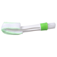Pano de limpeza para coletor de pó com ponta dupla em microfibra, ferramenta portátil para limpeza de saídas de ar.