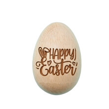 Uova di Pasqua in legno con suoni – Giocattoli musicali e uova decorative per bambini, neonati, bambine e bambini | Compatibili con i regali di