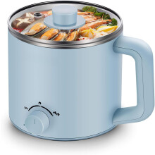 Electric Hot Pot 1.6L with Overheat and Boil-Dry Protection