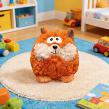 Oso de peluche interactivo Cubbie Bear, suave y abrazable, ideal para jugar en interiores (naranja, 13 cm) #1466