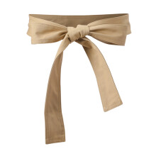 Cinto feminino de algodão para trench coats – 163 cm