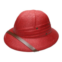 Elegante cintura in PU, cappello di paglia intrecciato a mano, traspirante, elegante cintura in PU, cappello per vacanze, cappello da sole western