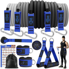 Resistance Bands Set with Handles and Accessories