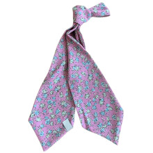 Elegante foulard da donna in colori vivaci e con motivo floreale retrò, perfetto come regalo. Sciarpa dal motivo artistico.