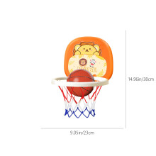 Indoor Hanging Basketball Hoop, Mini Basketball Set, Wall Mount Hoop, Toss Game, Sports Activity Toy for 1-3 Years