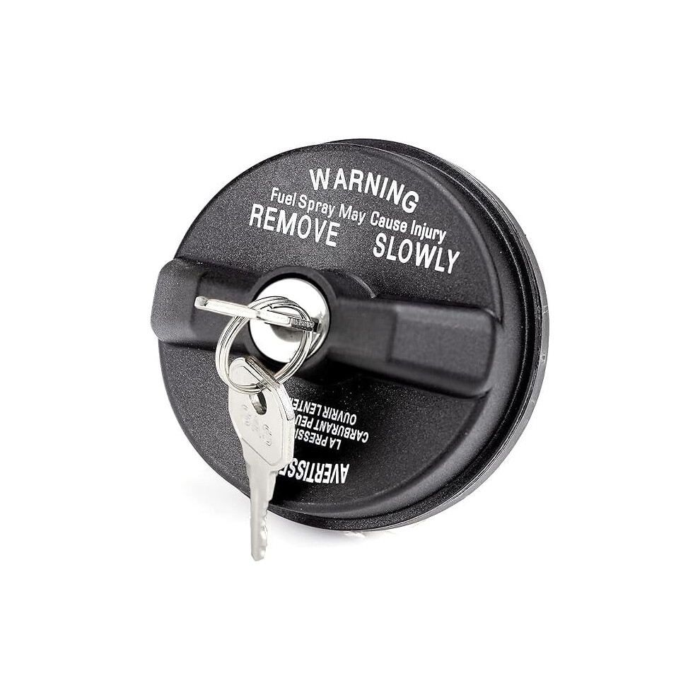 Locking Gas Cap Compatible With Jeep Wrangler Jk/Tj, Liberty, Cherokee, Grand Cherokee, Dodge Ram 1500/2500, Charger, Challenger & More 9313598203410