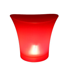 LED Ice Bucket with Color-Changing Lights, Transparent Design for Wine/Champagne – Compatible with Party, Bar, KTV, Restaurant