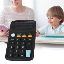 Calculator, 12-Digit LCD, AC Powered, Ideal for Business & Office Use, Easy-to-Read Display & Durable Design