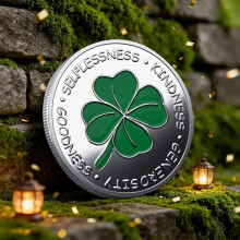 Embossed Lucky Coin Souvenir Good Luck Coin Exquisite Craftsmanship Perfect Gift For Friends Family Holiday Supplies