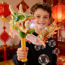 Dragon Dance Bubble Blower with LED Lights and Music 50ml