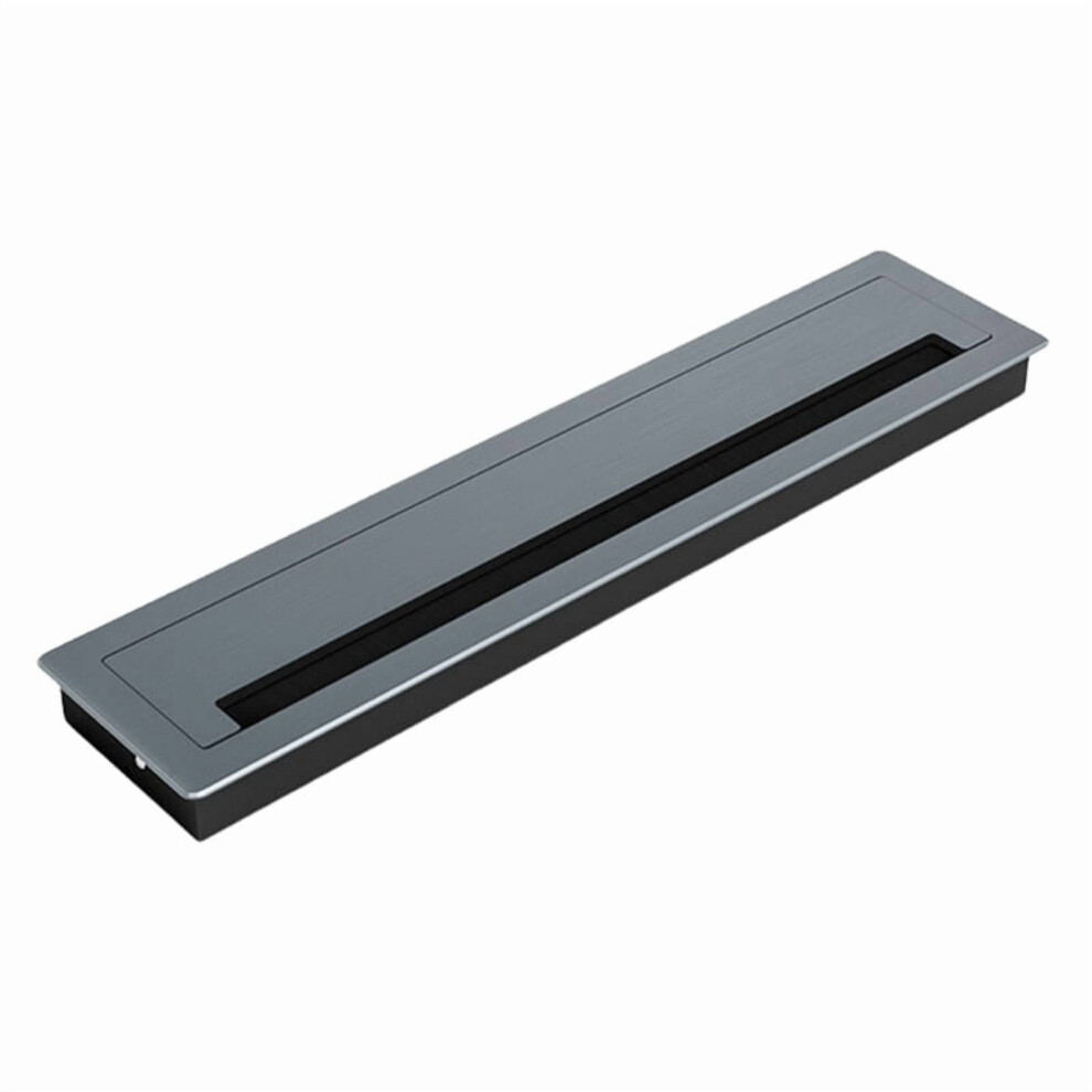Thickening Desk Cable Management Grommets With Brush Homes Office Cord Organizer Inserts Rectangle Cable Hole Covers 9496895237606