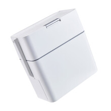 Bathroom Trash Can Automatic Packaging Garbage Can with Toilet Brush Household Trash Can Bathroom Accessories for Home