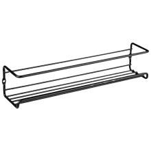 2026 New No-Drill Wall-Mounted Spice Rack, Carbon Steel Space-Saving Storage Shelf for Kitchen Pantry & Bathroom