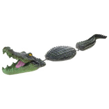 Realistic Floating Decoy with Moving Tail, Weatherproof Pool Pond Decor for Bird in Lakes