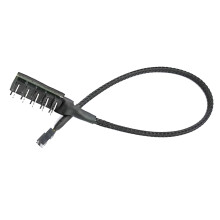 5Port PC Fan Hubs Extension Cable 4PIN/3PIN Fan Splitter Adapter Cable For Efficient Cooling Easy Installation