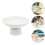 White Ceramic Footed Fruit Bowl Decorative Fruit Serving Stand 4