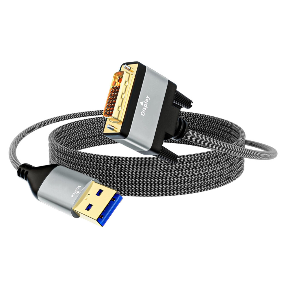 Dvis Male Video Cable Usb3.0 Interfaces 1920X1200 Resolution For Office Home Use 9496895239068