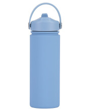 Bouteille d'eau de sport 2025New 500 ml en acier inoxydable – Gobelet isotherme à large ouverture avec ventouse, compatible avec les activités de