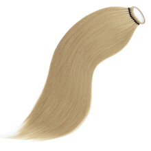 Ponytail Hair Extensions with Elastic Ties 24 Inch Long Straight False Pony Tails Natural Synthetic Hair Piece for Women