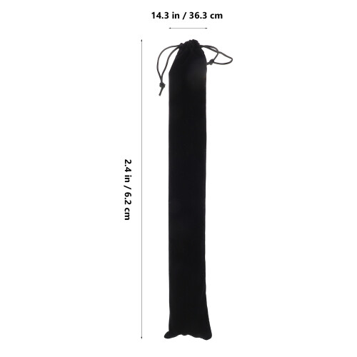 Masteelf  Flute And Piccolo Case Musical Instrument Accessories Black 2