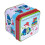 Τετράγωνα χριστουγεννιάτικα κουτιά για μπισκότα, μεταλλικά δοχεία καραμελών με 1