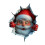Santa Claus wall stickers removable holiday decor 1