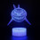 Φωτιστικό 3D Shark Illusion, νυχτερινό φως LED 7 χρωμάτων που αλλάζει, τροφοδοτείται μέσω 1