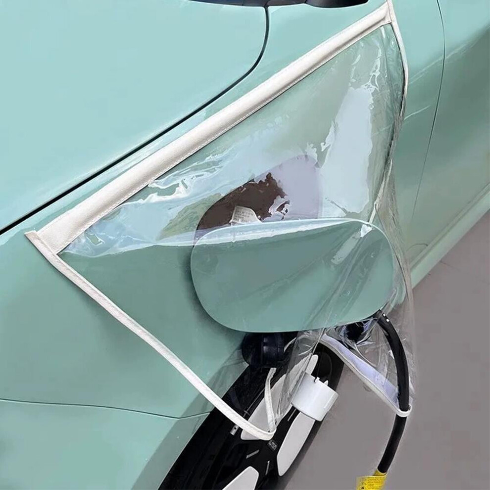 Qenashaing Thickened Waterproof Ev Charger Port Cover With Magnetic Seal, Pvc Weatherproof Protection For Home/Garage/Outdoor Â Compatible With Ev 9450273042527