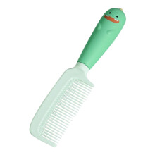 Escova de cabelo fofa de salão, antiestática, personalizada, plana, pente extrafino, escova de cabelo infantil, natural (tamanho único)