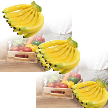 2Pack Realistic Banana Bunch Decor – Lifelike Food Model for Photography, Kitchen, Wedding & Party – Compatible with Home Decor